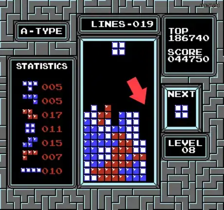 Image titled NES Tetris double wide well.png