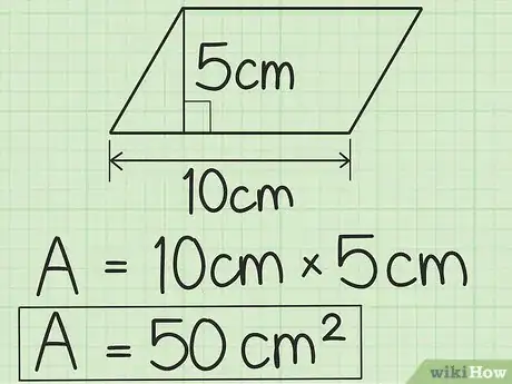 Image titled Calculate the Area of a Parallelogram Step 6