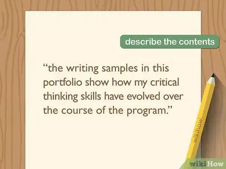 Image titled Write a Portfolio Introduction Step 2