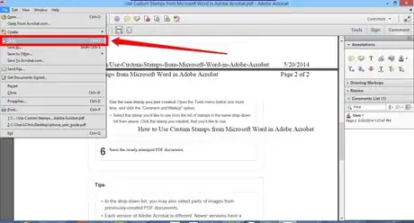 Image titled Use Custom Stamps from Microsoft Word in Adobe Acrobat Step 6.png