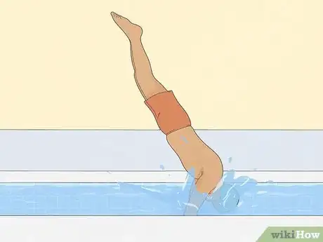 Image titled Do a Swan Dive From the Side of a Swimming Pool Step 10