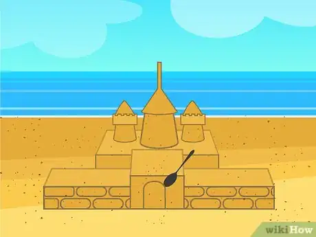 Image titled Build a Big Sandcastle Step 20