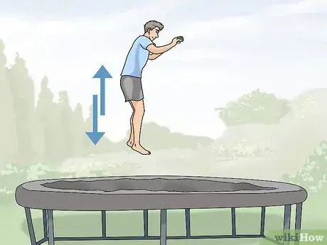 Image titled Land a Front Flip on the Trampoline Step 1