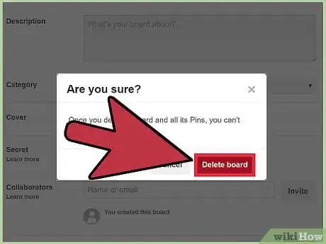 Image titled Delete a Board on Pinterest Step 20