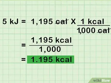 Image titled Convert Kilojoules to Calories Step 4