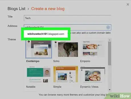 Image titled Create a Blog on Blogspot Step 9