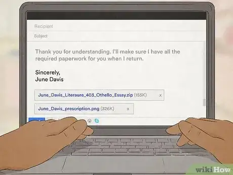 Image titled Tell Your Teachers You Won't Be Here over Email Step 14