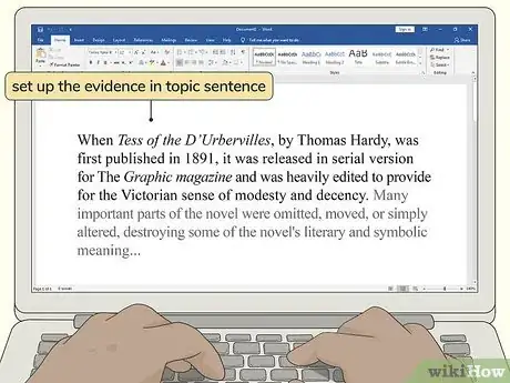 Image titled Introduce Evidence in an Essay Step 1