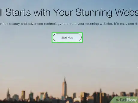 Image titled Make a Free Website Using Wix Step 2