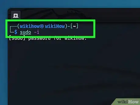 Image titled Open the Root Terminal in Kali Linux Step 5