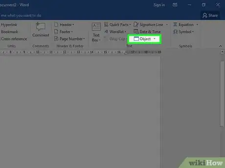 Image titled Insert a File Into a Word Document Step 4