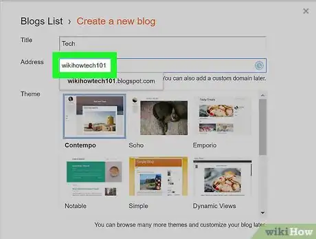 Image titled Create a Blog on Blogspot Step 8