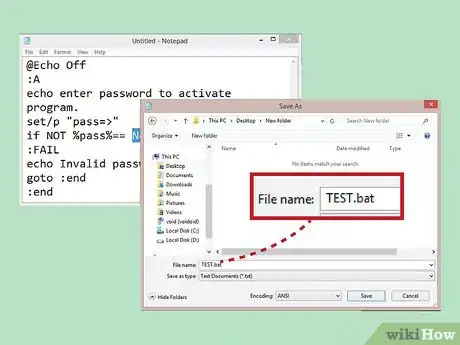 Image titled Add a Password to a .Bat File Step 5