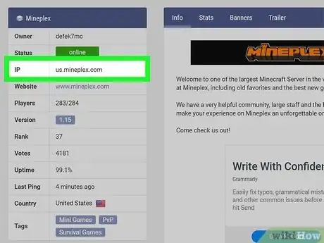 Image titled Join a Minecraft Server Step 12