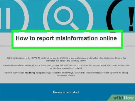 Image titled Stop the Spread of Misinformation Online Step 2