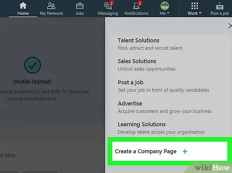 Image titled Create a Company Profile on LinkedIn Step 4