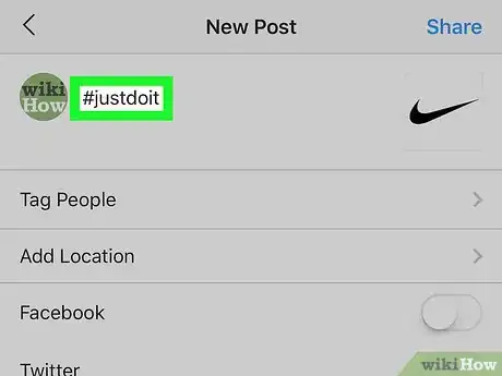 Image titled Create a Hashtag Step 1