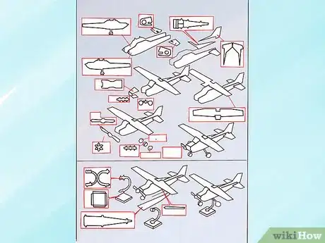 Image titled Build a Plastic Model Airplane from a Kit Step 2