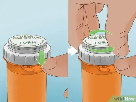 Image titled Open a Child Proof Pill Container Step 4