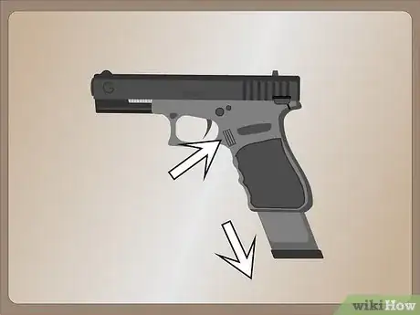 Image titled Load and Fire a 9mm Pistol Step 3