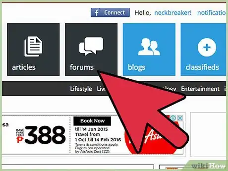 Image titled Post a Thread on a Forum Step 3