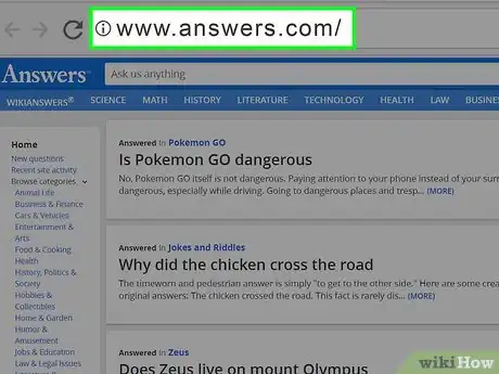Image titled Submit a Question to WikiAnswers Step 1