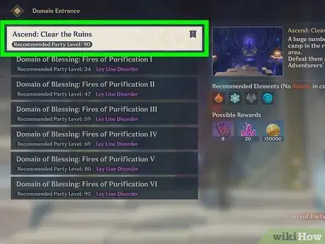 Image titled Complete Adventure Rank Ascension Quests (Genshin Impact) Step 1