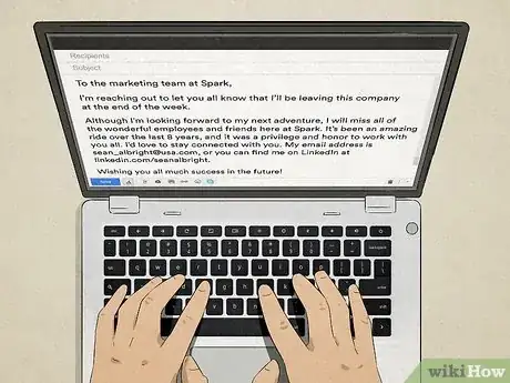Image titled Tell Coworkers You're Leaving Step 4
