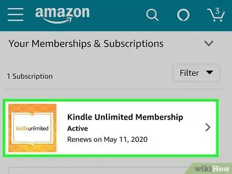 Image titled Cancel a Kindle Unlimited Subscription Step 5