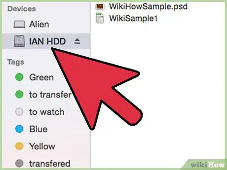 Image titled Write to an External Hard Drive on Mac OS X Step 8