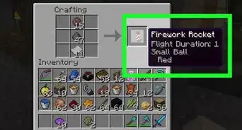 Make a Firework Rocket in Minecraft