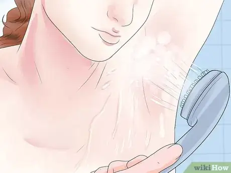 Image titled Shave Your Armpits Step 1