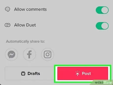 Image titled Add Pictures on Tiktok Video Without Slideshow Step 13