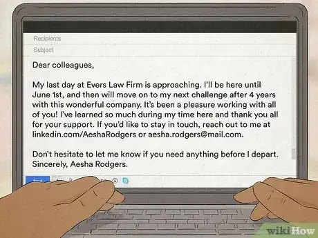 Image titled Tell Coworkers You're Leaving Step 8