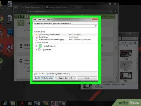 Image titled Take Screenshots with OneNote Step 19