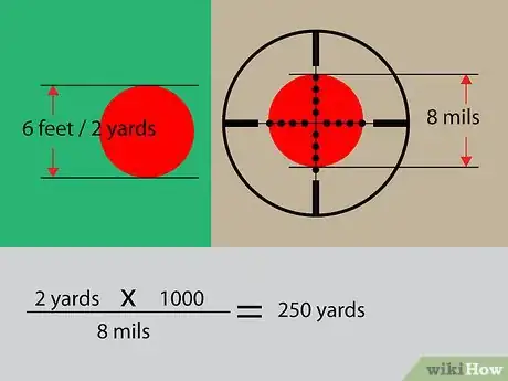 Image titled Calculate Distances With a Mil Dot Rifle Scope Step 5Bullet1