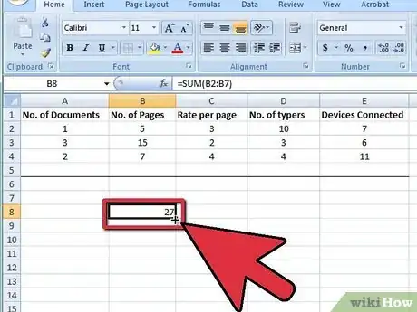 Image titled Use the Sum Function in Microsoft Excel Step 9