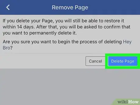 Image titled Close a Facebook Business Page Step 20