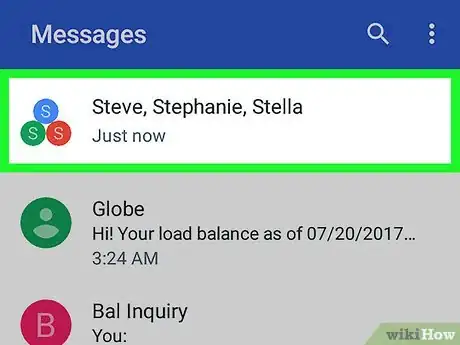 Image titled Mute a Group Text on Android Step 2