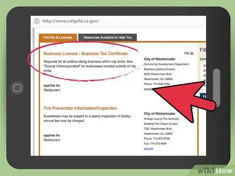Image titled Get a Business License in California Step 3