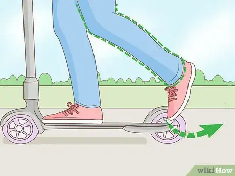 Image titled Do Beginner Kick Scooter Tricks Step 4