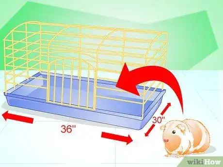 Image titled Make Your Guinea Pig Comfortable in Its Cage Step 2