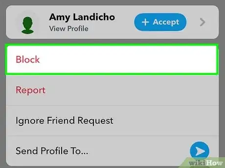 Image titled Block Someone on Snapchat Step 11