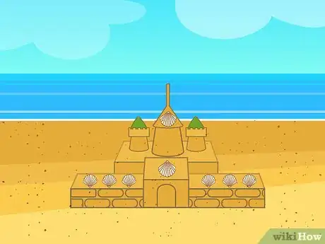 Image titled Build a Big Sandcastle Step 21