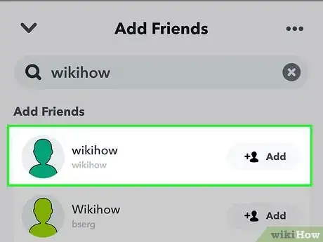 Image titled Add Friends on Snapchat Step 11