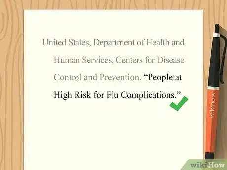 Image titled Cite the Centers for Disease Control and Prevention (CDC) Step 10