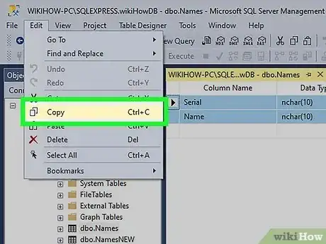 Image titled Create a Duplicate Table in SQL Step 4