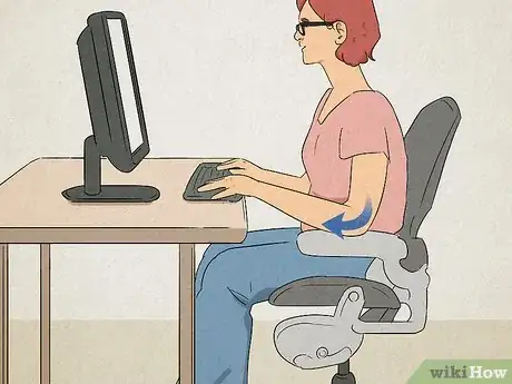 Image titled Set Up an Ergonomically Correct Workstation Step 2