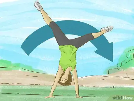 Image titled Do a Sideflip Step 1