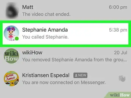Image titled Delete Messages on Facebook Messenger Step 2